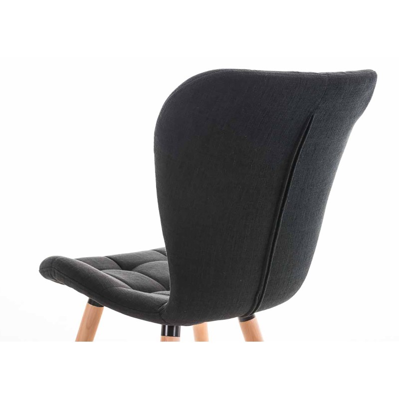 Elda ruokailutuolisetti 4 kpl pehmustettu puinen runko moderni