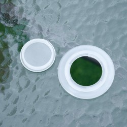 Puutarhapöytä aurinkovarjolle, metalli ja karkaistu lasi, 120 x 80 x 70 cm, tummanharmaa