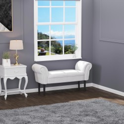 Verhoiltu penkki makuuhuoneeseen ja eteiseen, MDF-runko, 102 x 36 x 51 cm, harmaa