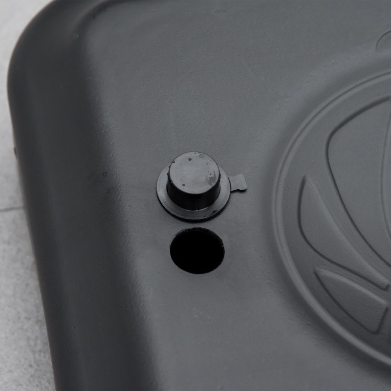 Koripalloteline nuorille, korkeussäädettävä 155–210 cm, täytettävä jalusta, teräs, musta