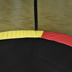 Trampoliinin reunasuoja ulkokäyttöön Ø244 cm, 15 mm pehmuste, monivärinen