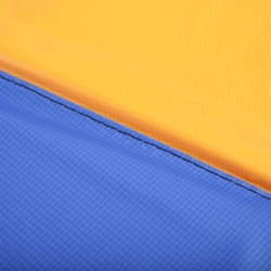 Trampoliinin reunapehmuste Ø 366 cm puutarhatrampoliiniin, EPE 15 mm, monivärinen punainen/keltainen/sininen