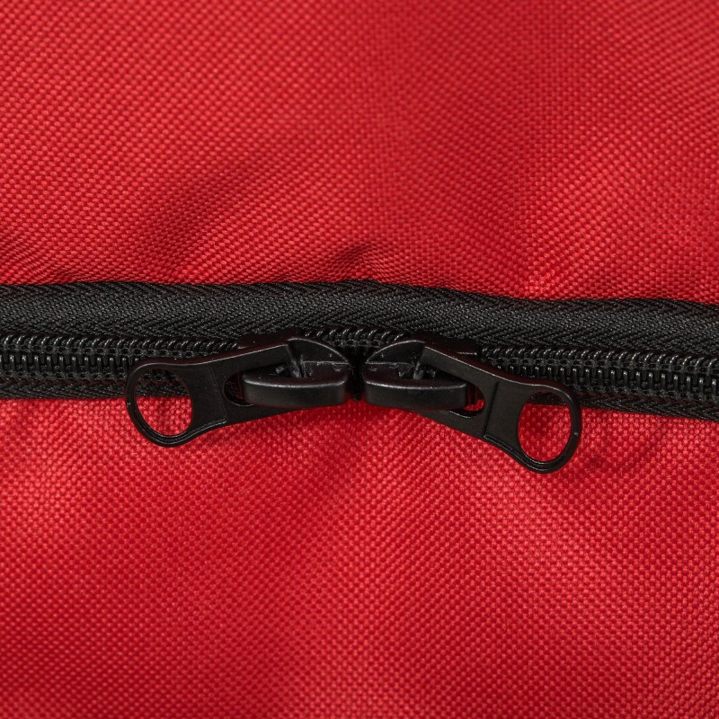 Koiran vaunut pienille koirille, teräs ja Oxford-kangas, max 10 kg, 76,5 x 52 x 95 cm, punainen