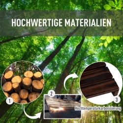 Kukkateline 6 hyllyä ja 4 pyörää massiivipuuta 123,5 x 33 x 80 cm ruskea