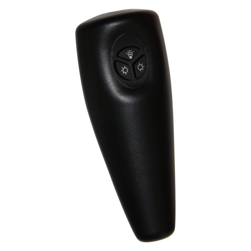 Sähköinen infrapunalämmitin terassille 1000/2000 W kattomalli kaukosäätimellä ja LED-valoilla, musta