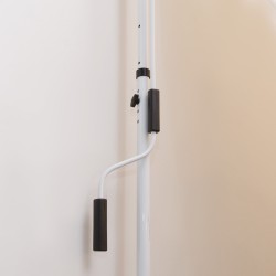 Parveke- ja terassikatos käsikammella 300x150 cm säädettävä teleskooppijaloilla beige