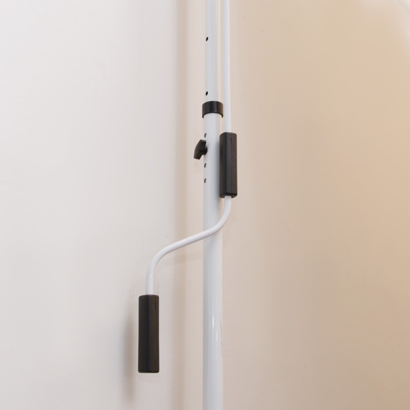 Parveke- ja terassikatos käsikammella 300x150 cm säädettävä teleskooppijaloilla beige