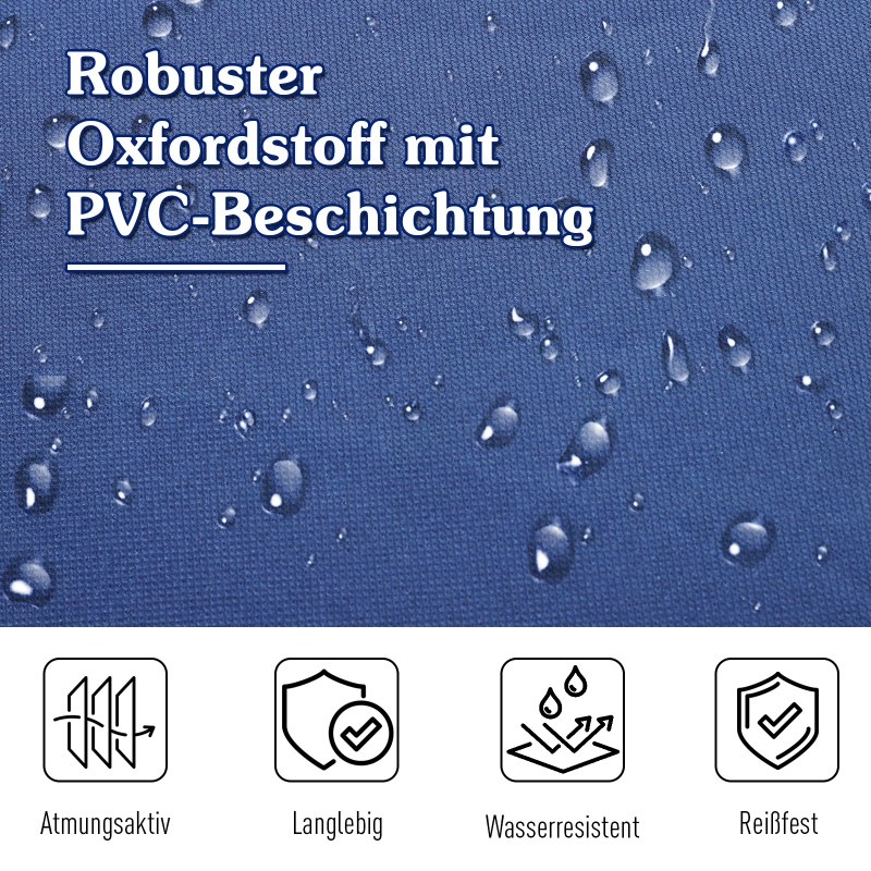 Retkisänky taitettava teräsrunko 190 x 68 x 52 cm sininen sisältää kantokassin