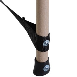 Leirisänky / kenttäsänky retkeilyyn, teräsrunko ja Oxford-kangas, kokoontaittuva, 190 x 68 x 52 cm, harmaa