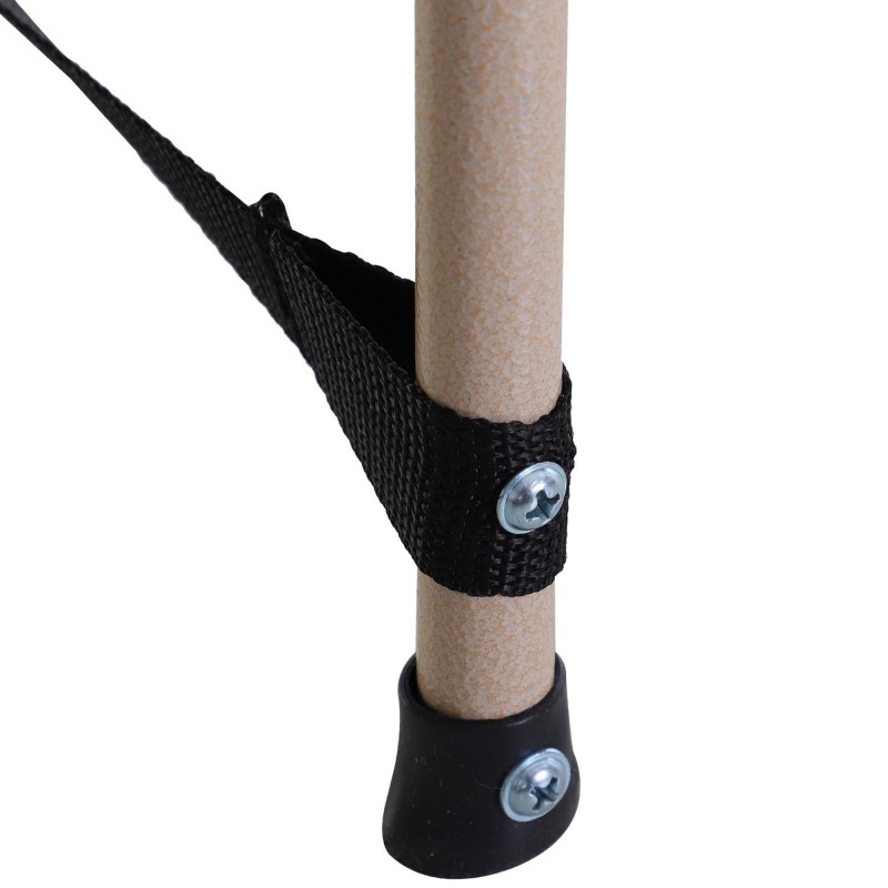 Leirisänky / kenttäsänky retkeilyyn, teräsrunko ja Oxford-kangas, kokoontaittuva, 190 x 68 x 52 cm, harmaa