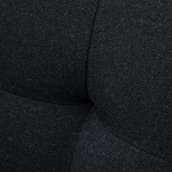 Vuodesohva 3-in-1 selkänojan säädöllä ja taittopöydällä 181x77x78 cm mustanharmaa