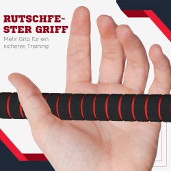 2-in-1 käsipainosarja ja levytanko 25 kg, säädettävät hantelit kotitreeniin, musta