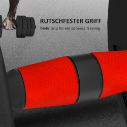 Säädettävä 2-in-1 käsipaino- ja levytankosetti 30 kg, metalli/HDPE, musta