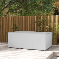 Puutarhakalusteiden suojapeite 600D Oxford 210 x 140 x 80 cm vedenpitävä harmaa