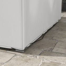 Puutarhakalusteiden suojapeite 600D Oxford 210 x 140 x 80 cm vedenpitävä harmaa