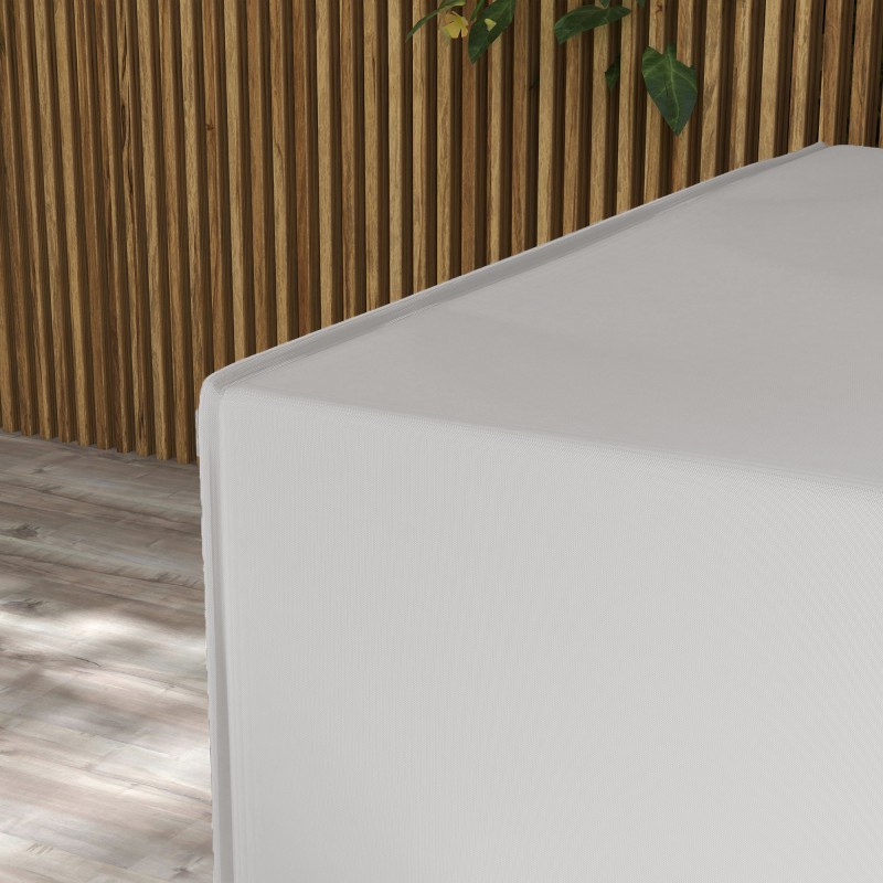 Puutarhakalusteiden suojapeite 600D Oxford 210 x 140 x 80 cm vedenpitävä harmaa