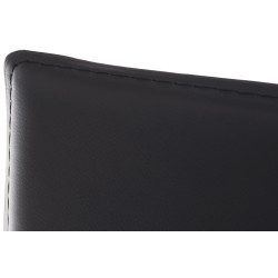 Säädettävä limon-baarijakkara keinonahalla ja selkänojalla