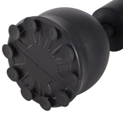 Vapaasti seisova nyrkkeilysäkki aikuisille 165 cm, imukuppijalusta, musta