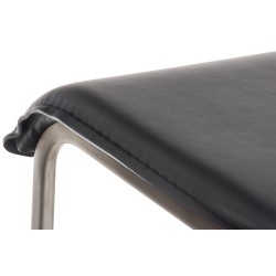 Säädettävä limon-baarijakkara keinonahalla ja selkänojalla