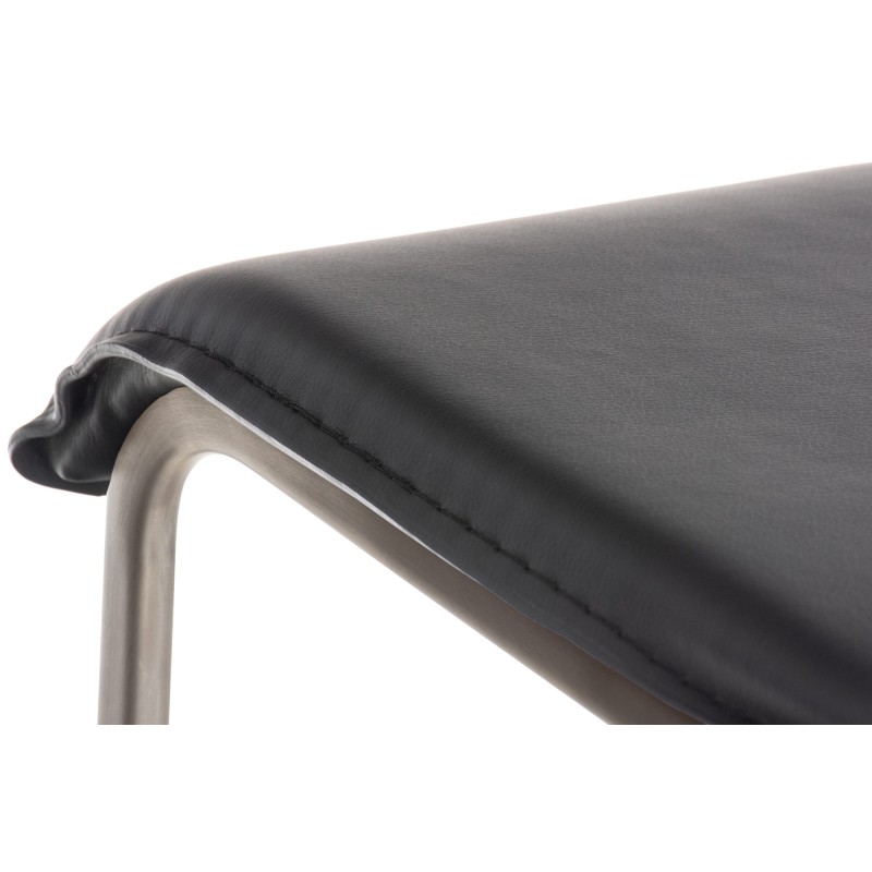 Säädettävä limon-baarijakkara keinonahalla ja selkänojalla