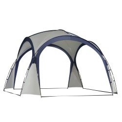 Kupolikatos 6 8 hengelle polyesteri ja lasikuitu 3 5 x 3 5 x 2 22 m cremevalkoinen