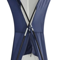 Kupolikatos 6–8 hengelle, polyesteri ja lasikuitu, 3,5 x 3,5 x 2,22 m, cremevalkoinen