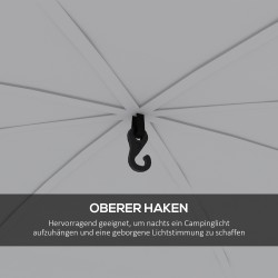 Puutarhateltta 3,5 x 3,5 m, polyesteri ja lasikuitu, 6–8 hengelle, vihreä