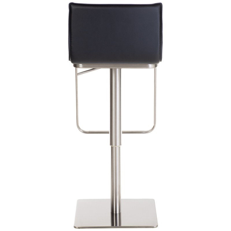 Säädettävä limon-baarijakkara keinonahalla ja selkänojalla