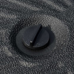 Aurinkovarjon jalka 22–25 kg täytettävä pyöreä HDPE 38/48 mm musta