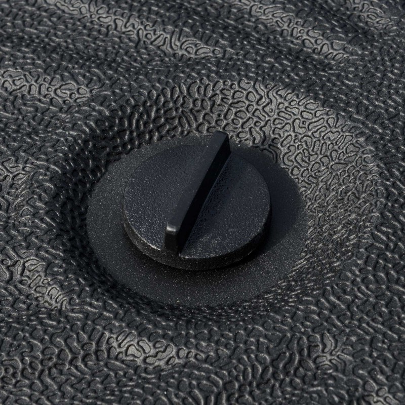 Aurinkovarjon jalka 22–25 kg täytettävä pyöreä HDPE 38/48 mm musta