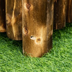 Viljelylaatikko yrteille ja vihanneksille kuusipuuta 100 x 38,5 x 40 cm luonnonpuu