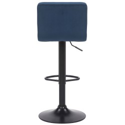 Säädettävä samettinen baarijakkara 2 kpl - moderni ja mukava