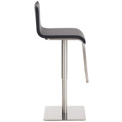 Säädettävä limon-baarijakkara keinonahalla ja selkänojalla