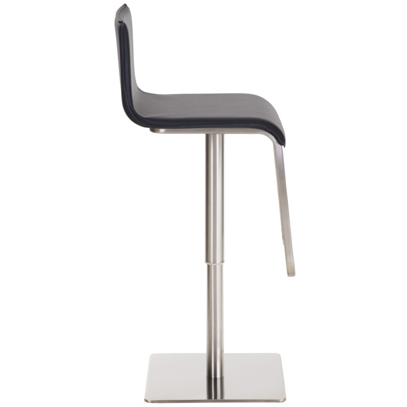 Säädettävä limon-baarijakkara keinonahalla ja selkänojalla