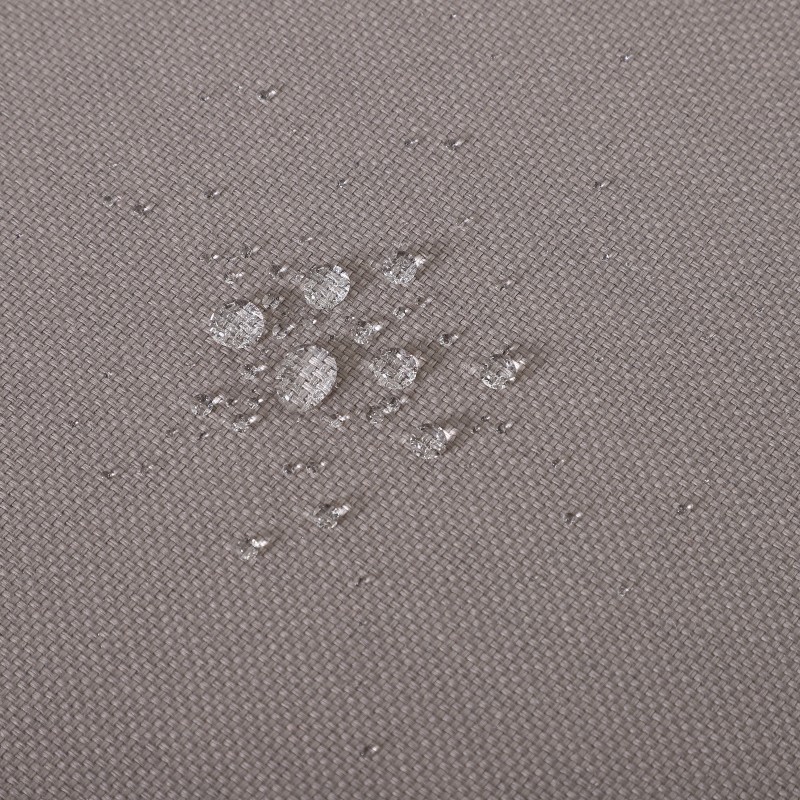 Ulkokalustesetti 3 hengelle, alumiini, sohva tyynyillä ja matala pöytä, harmaa/luonnonsävy