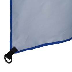 Rantavarjo sivuseinällä, UV-suojattu polyesteri, Ø2,2 x K2,2 m, sininen