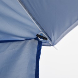 Rantavarjo sivuseinällä, UV-suojattu polyesteri, Ø2,2 x K2,2 m, sininen