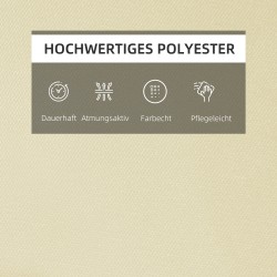 Lepotuolin pehmuste päätyynyllä, polyesteri, 198 x 53 x 5 cm, kermanvalkoinen (vain pehmuste)