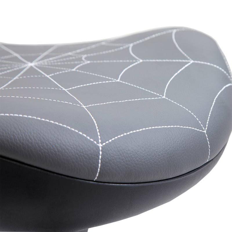 Ergonominen työjakkara keinuvalla jalustalla, korkeussäädettävä 65,5–83,5 cm, harmaa