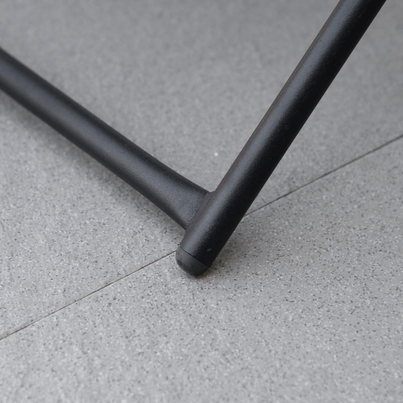 Taitettava ulkosivupöytä polyrottinkia 40x40x40 cm harmaa