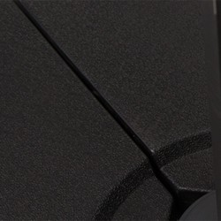 Täytettävä varjopainosarja puutarha‑ ja terassivarjolle, 4 osaa, HDPE, 100 x 100 cm, musta