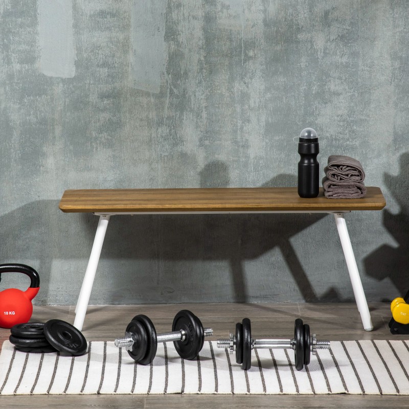 Käsipainosetti 2-in-1 lyhyt- ja pitkä tanko 20 kg, 8 levypainoa, rauta, musta