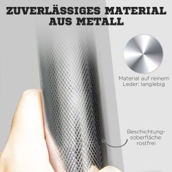 Käsipainosetti 2-in-1 lyhyt- ja pitkä tanko 20 kg, 8 levypainoa, rauta, musta