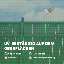 Pop up -kasvihuone, kokoontaitettava PE-kasvihuone 295 x 200 x 270 cm, vihreä/valkoinen