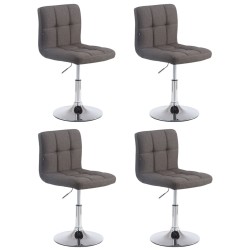 Palma-kangastuolit 4 kpl pyörivät säädettävät baarituolit