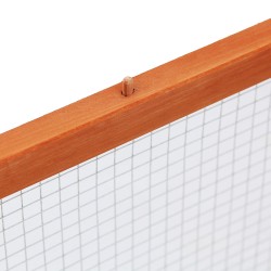 Kanin ja pieneläinten ulkoaitaus kuusipuuta 181x100x48 cm luonnollinen