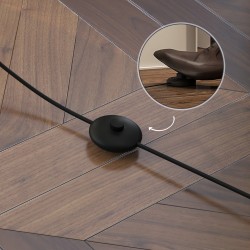 Lattiavalaisin hyllyillä, MDF, 26 x 26 x 160 cm, tammi/valkoinen (ilman lamppua)