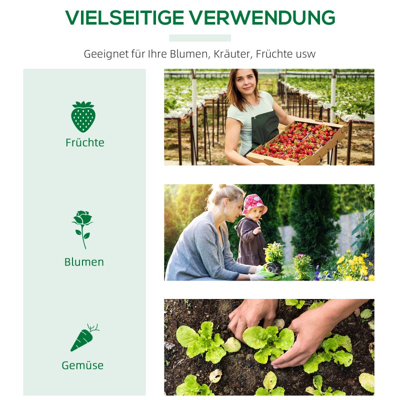 Minikasvihuone tomaateille PE-muovia 120 x 60 x 60 cm vihreä