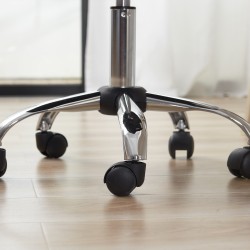 Työtuoli ilman käsinojia, mesh-selkänoja, korkeussäädettävä, 43 x 58 x 90–100 cm, musta