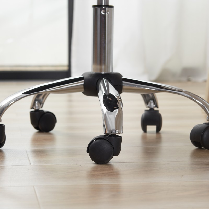 Työtuoli ilman käsinojia, mesh-selkänoja, korkeussäädettävä, 43 x 58 x 90–100 cm, musta